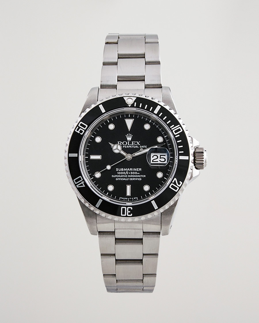 Rolex Pre-Owned Submariner Date 16610 Steel Black – Nero