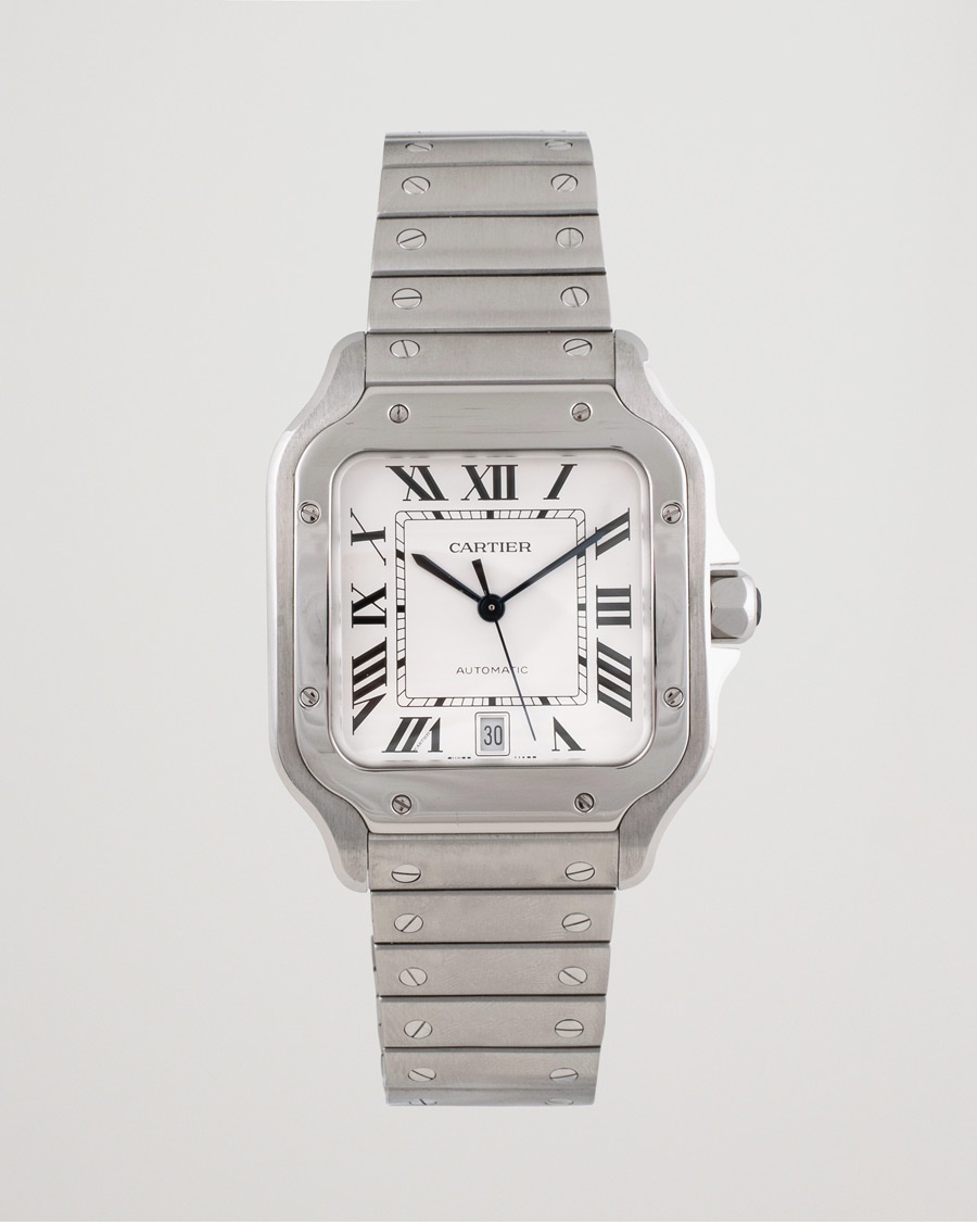 Cartier Pre-Owned Santos De Cartier Steel White – Bianco