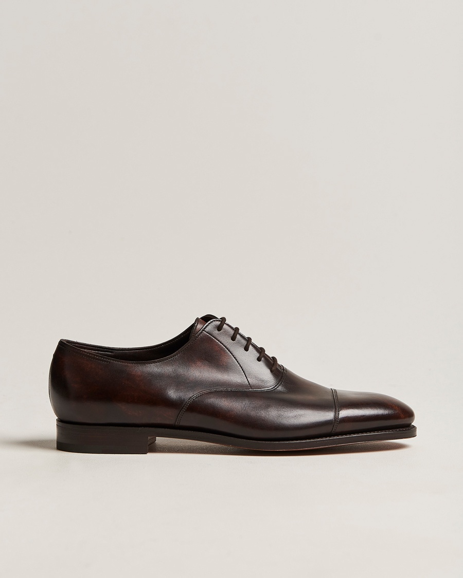 John Lobb City II Oxford Dark Brown Calf – Marrone