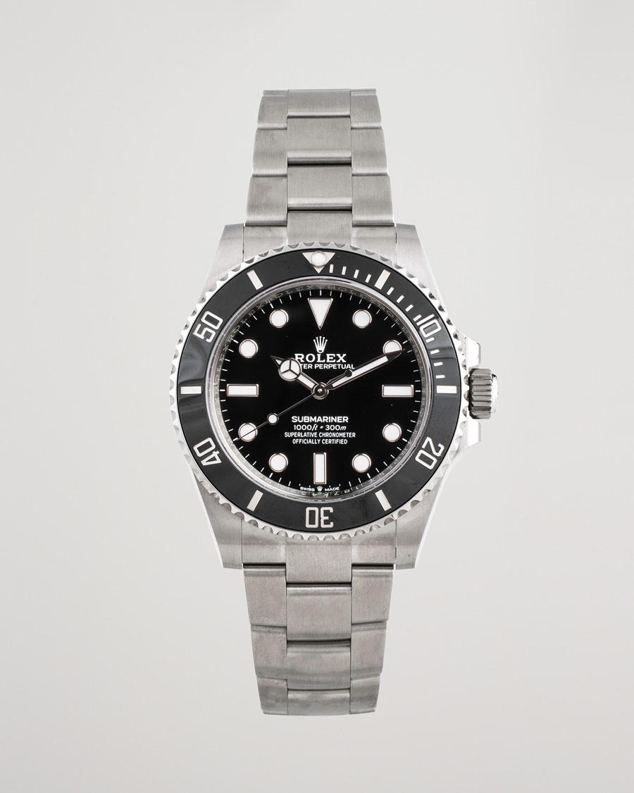 Rolex Pre-Owned Submariner 124060 Oyster Perpetual Steel Black – Nero