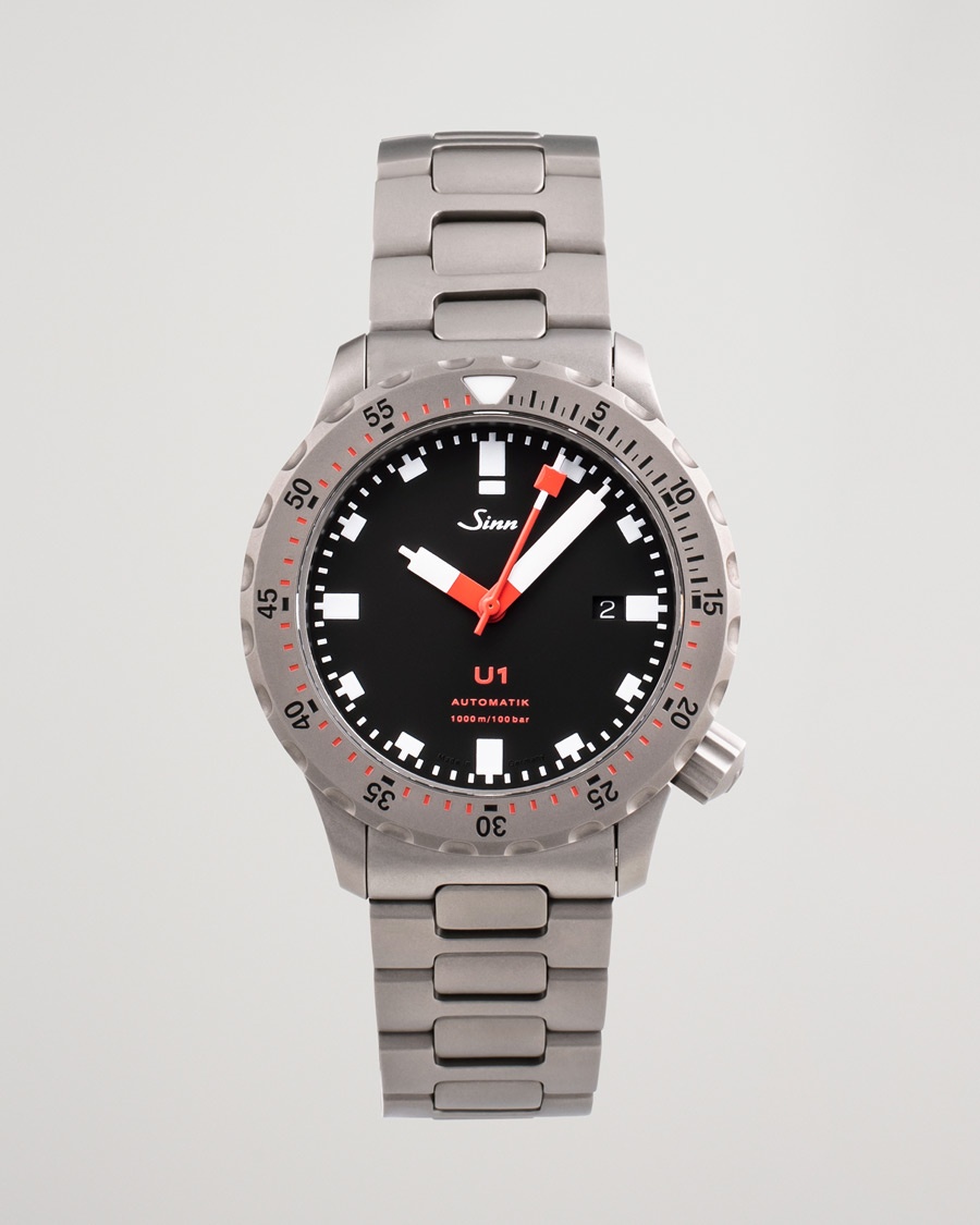 Sinn Pre-Owned Diving U1 1010.010 Steel Black – Nero