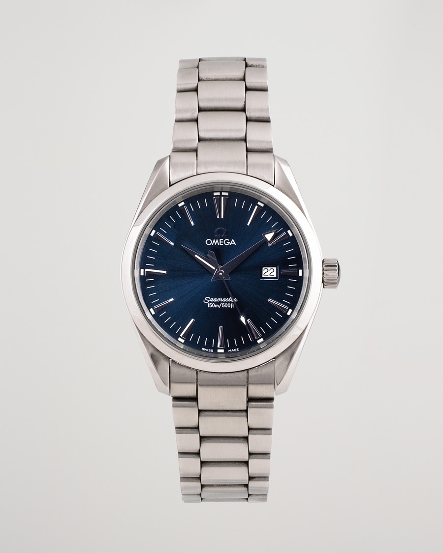 Omega Pre-Owned Seamaster Aqua Terra 2517.80.00 Steel Blue – Blu