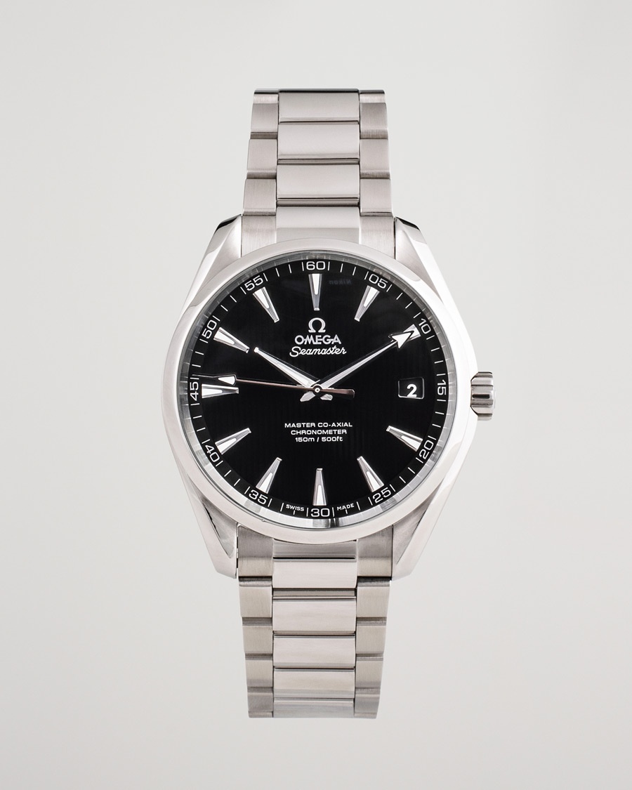 Omega Pre-Owned Seamaster Aqua Terra 231.10.42.21.01.003 Steel Black – Nero