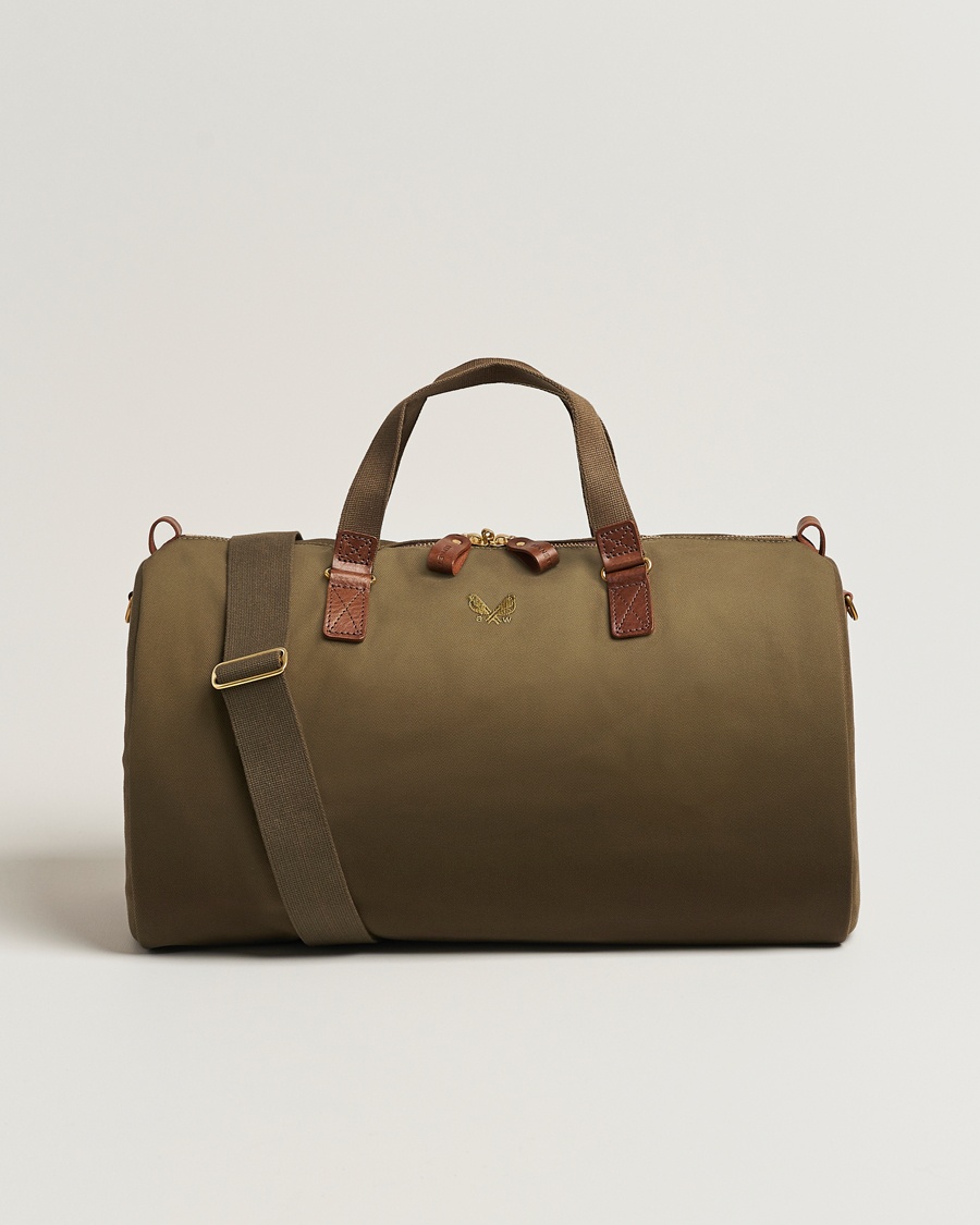 Bennett Winch Canvas Suit Carrier Holdall Olive – Verde