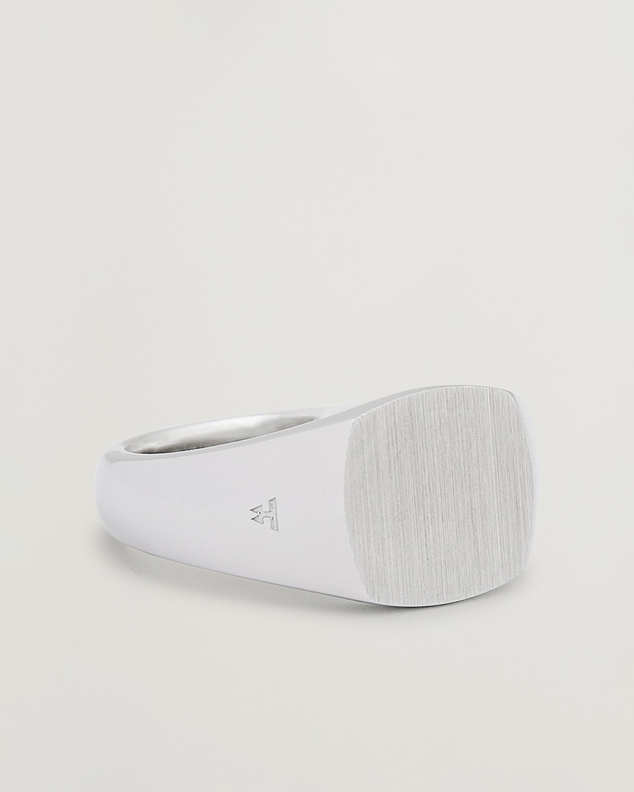 Tom Wood Kay Ring Satin Silver – Argento