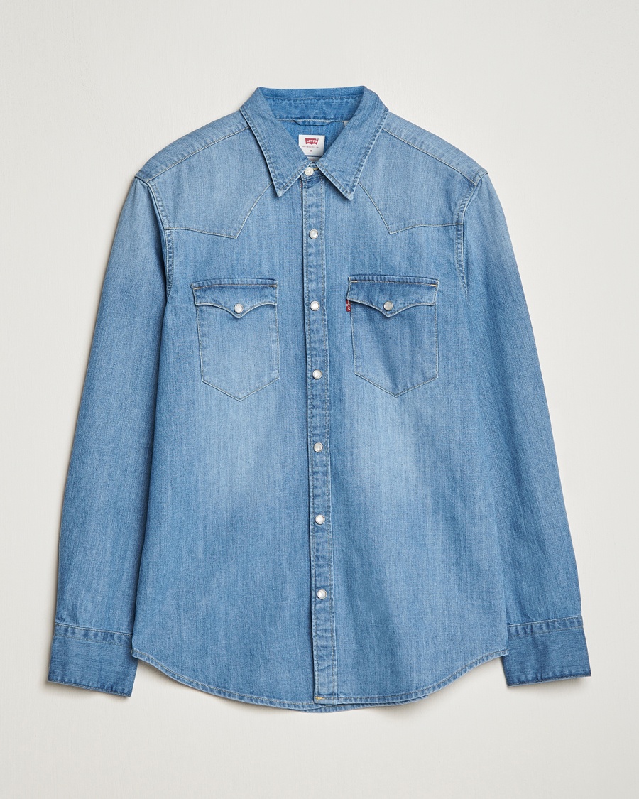 Levi's Barstow Western Standard Shirt Light Blue – Blu