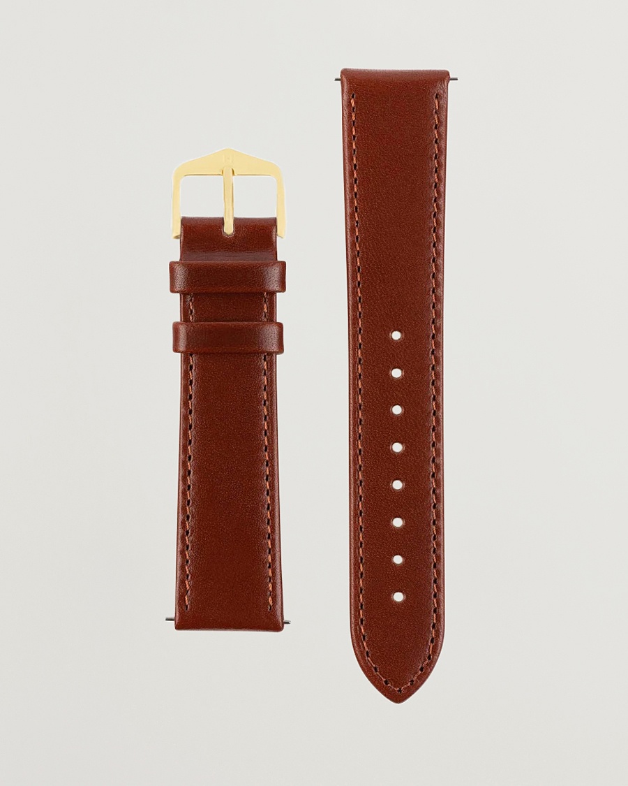 HIRSCH Osiris Calf Leather Watch Strap Mid Brown – Marrone