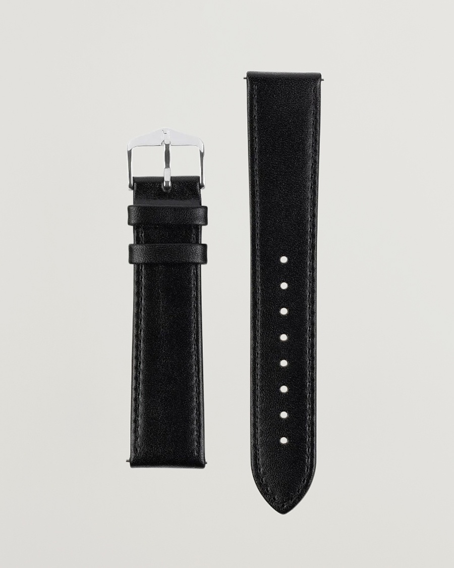 HIRSCH Osiris Calf Leather Watch Strap Black – Nero