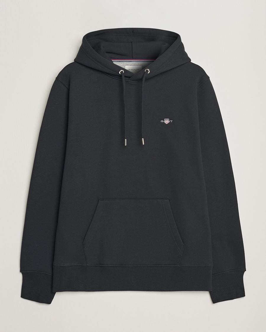 Gant Original Shield Logo Hoodie Black – Nero
