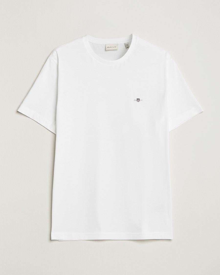 Gant The Original Solid T-Shirt White – Bianco