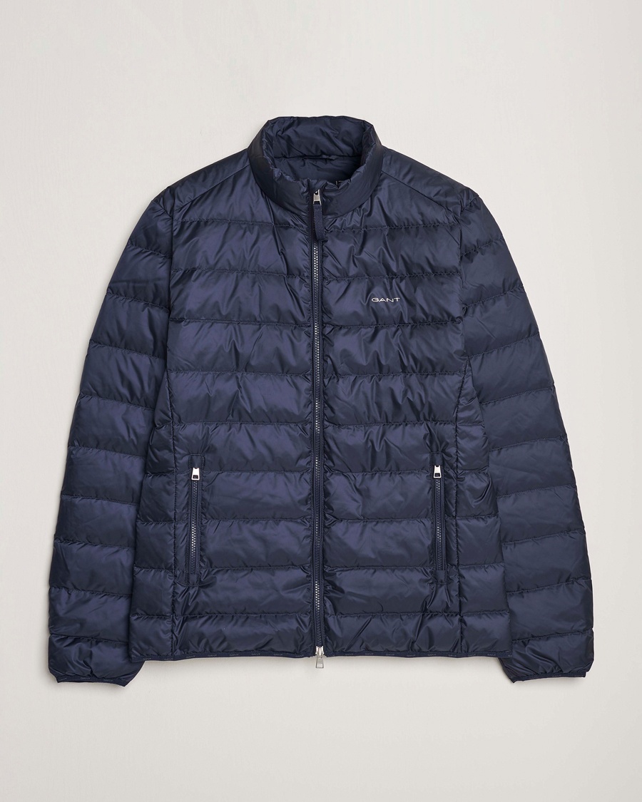 Gant The Light Down Jacket Evening Blue – Blu