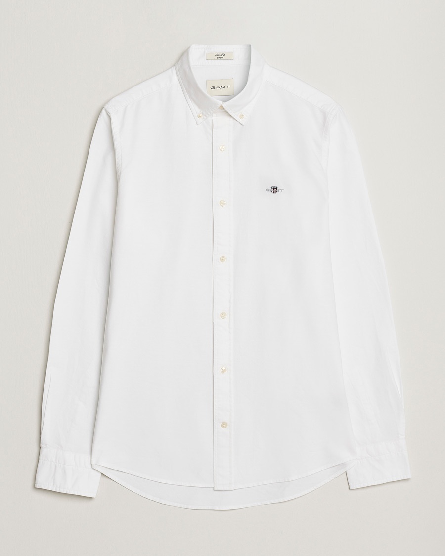 Gant Slim Fit Oxford Shirt White – Bianco