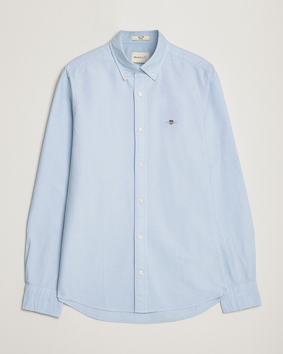 Gant Slim Fit Oxford Shirt Light Blue – Blu