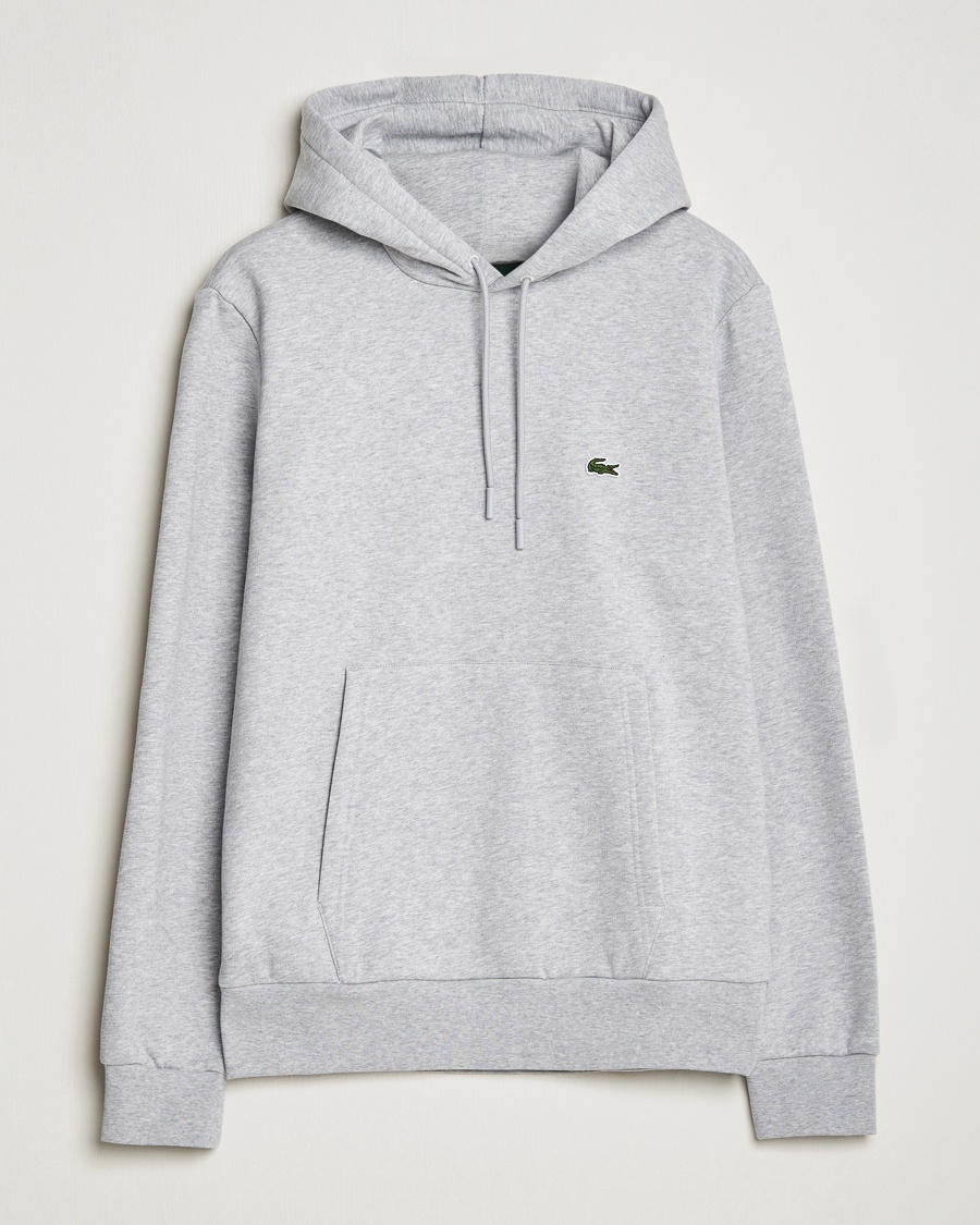 Lacoste Hoodie Silver Chine – Grigio