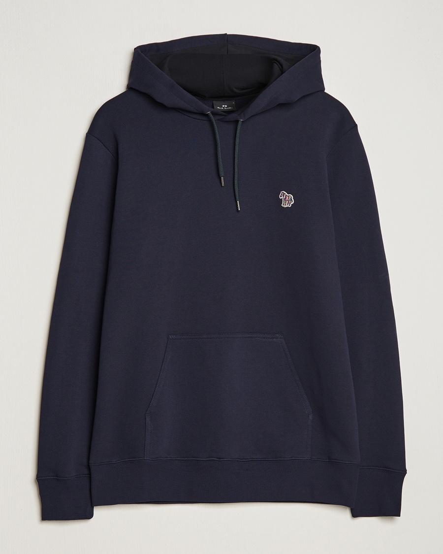PS Paul Smith Zebra Organic Cotton Hoodie Navy – Blu