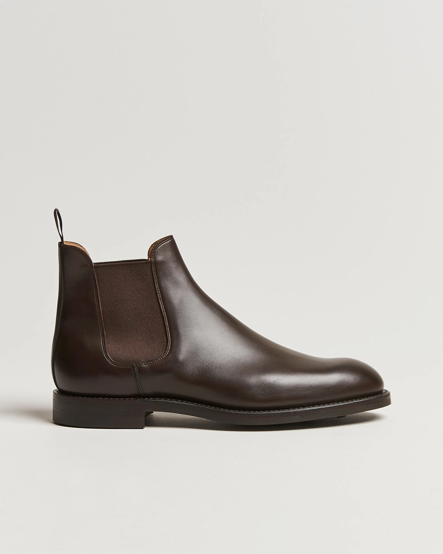 Crockett & Jones Chelsea 5 Dk Brown Wax Calf – Marrone
