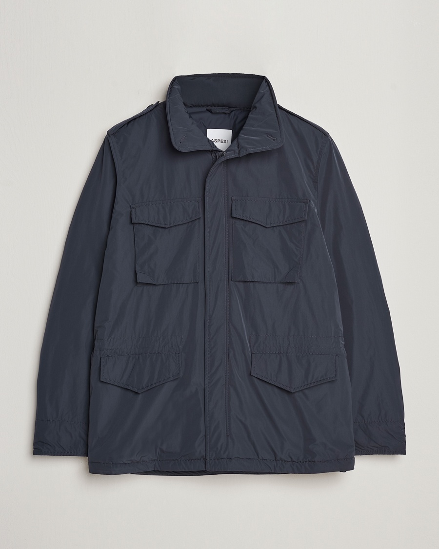 Aspesi Minifield Nylon Field Jacket Navy – Blu
