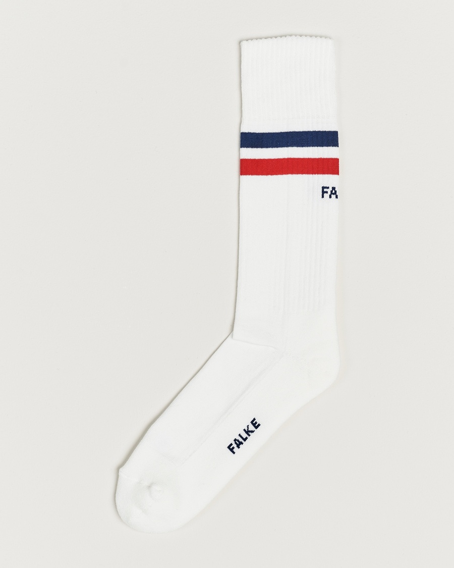 Falke Dynamic Tennis Sock White/Blue/Red – Bianco