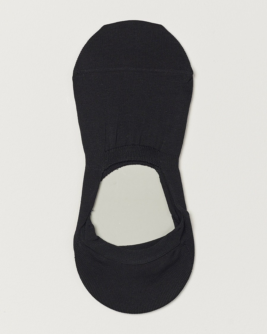 Bresciani Step in Ghost Socks Black – Nero