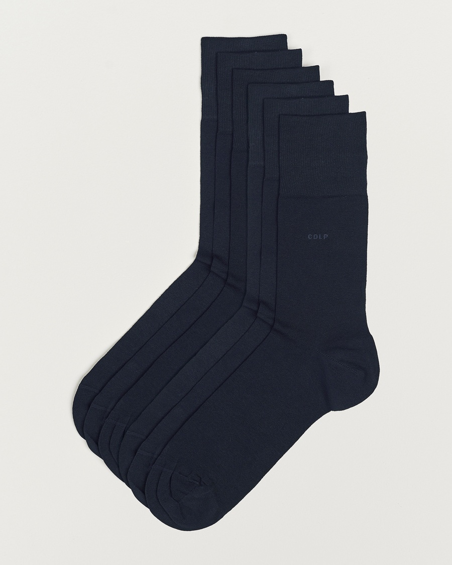 CDLP 6-Pack Cotton Socks Navy – Blu