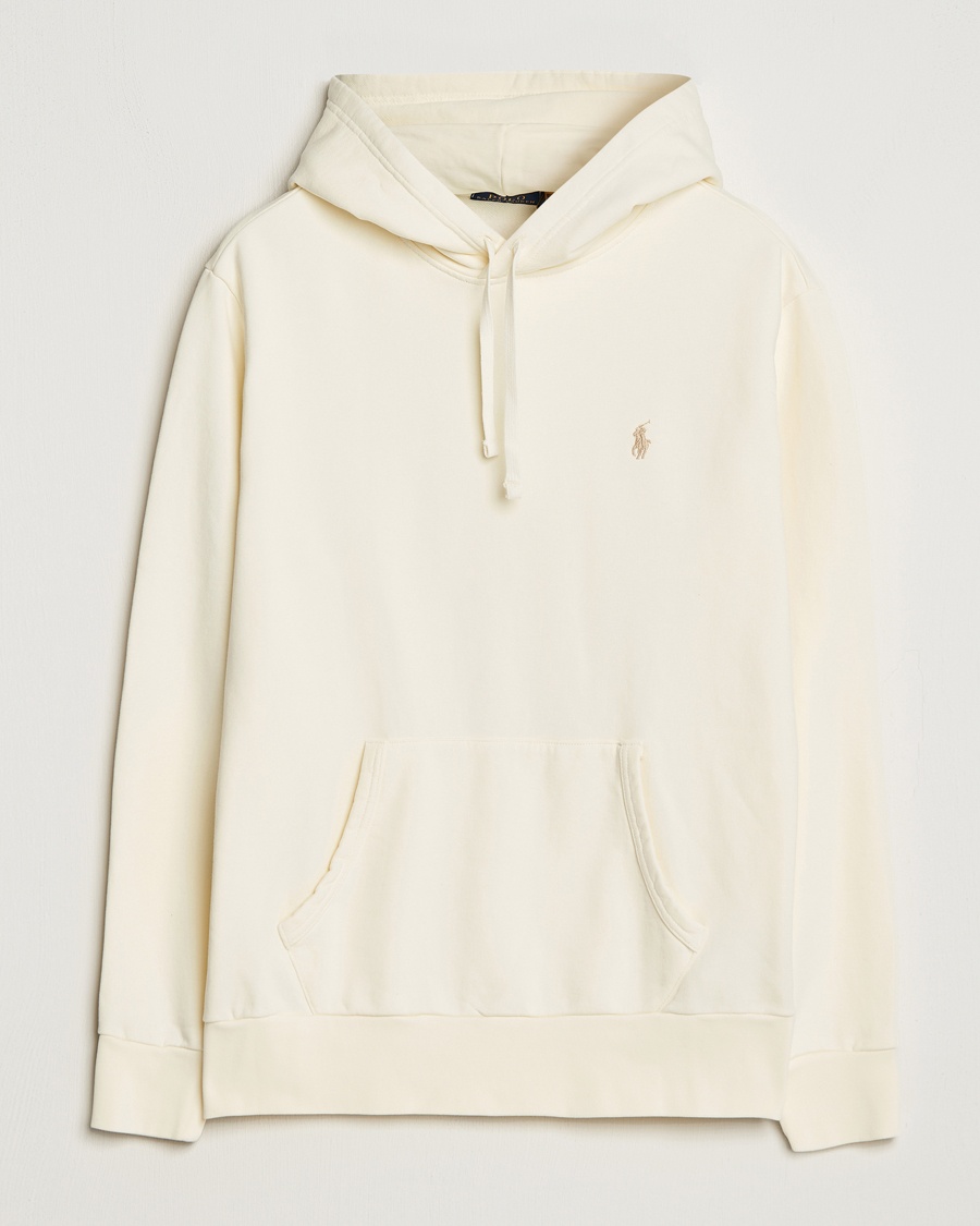 Polo Ralph Lauren Loopback Terry Hoodie Clubhouse Cream – Bianco