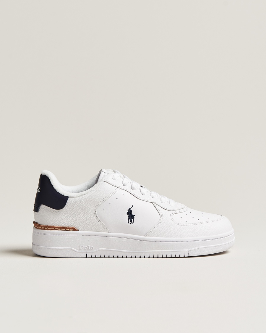 Polo Ralph Lauren Masters Court Sneakers White/Navy – Bianco