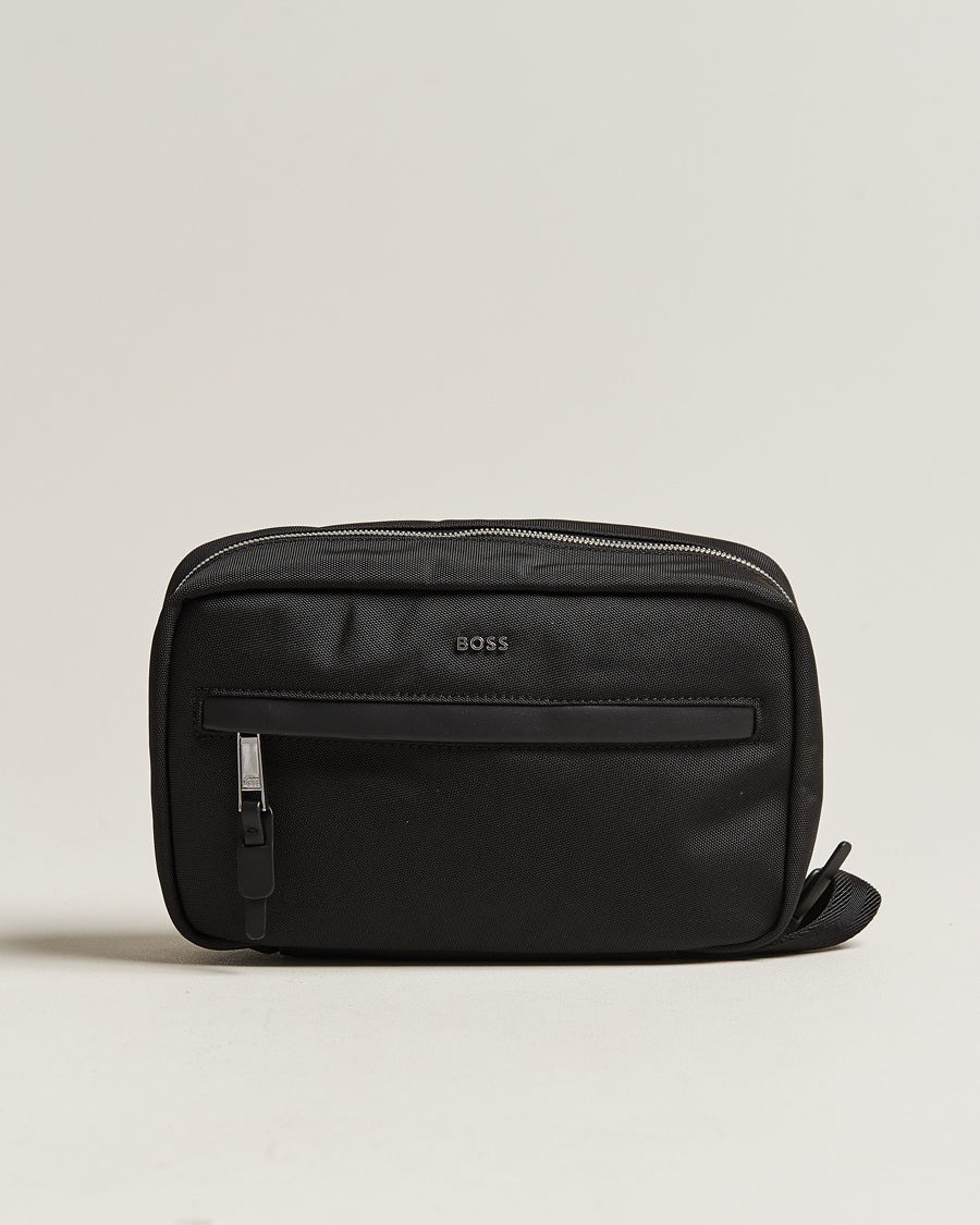 BOSS BLACK Highway Washbag Black – Nero