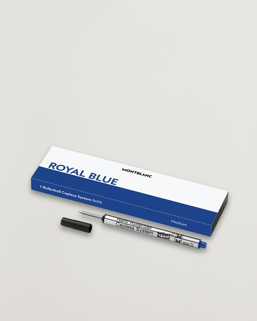 Montblanc 1 Rollerball M Capless System Refill Royal Blue – Blu