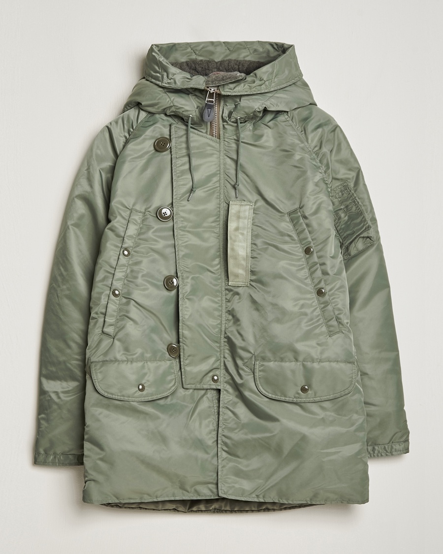 BEAMS PLUS MIL Type N-3B Parka Sage – Verde
