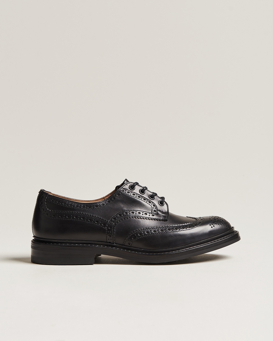 Tricker's Bourton Country Brogues Black Calf – Nero
