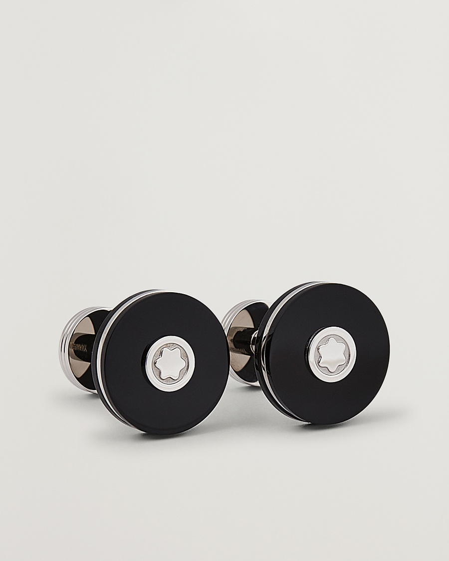 Montblanc Cufflinks Steel Black – Nero