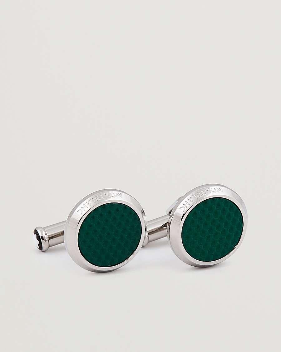 Montblanc Cufflinks Meisterstück Green Steel – Verde