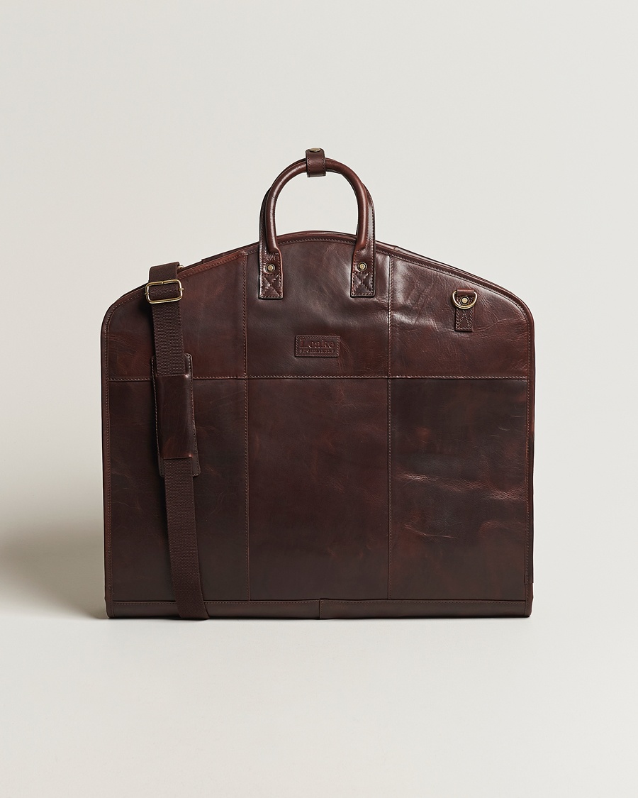 Loake Shoemakers London Leather Suit Carrier Brown – Marrone