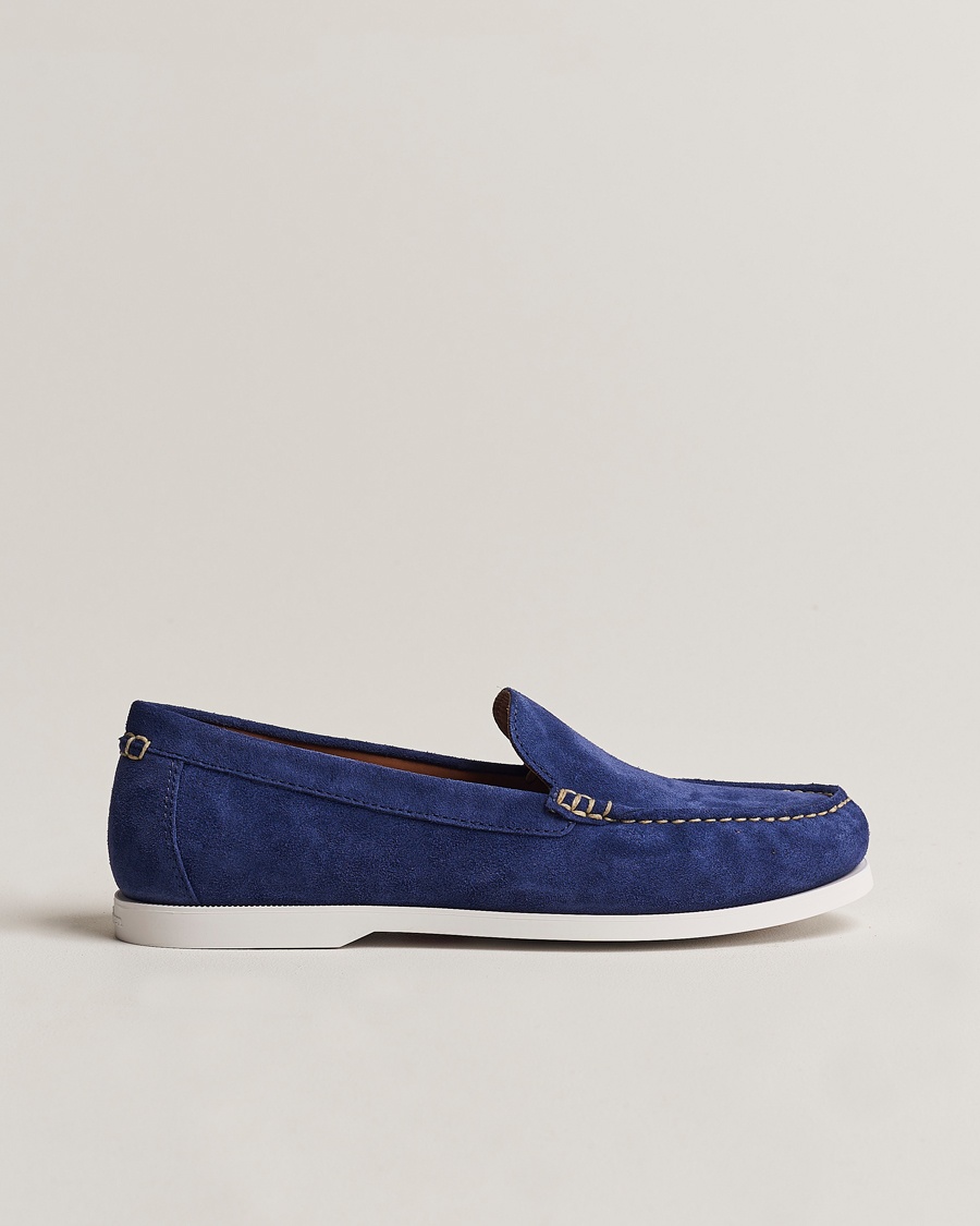 Polo Ralph Lauren Merton Casual Suede Loafer Newport Navy – Blu