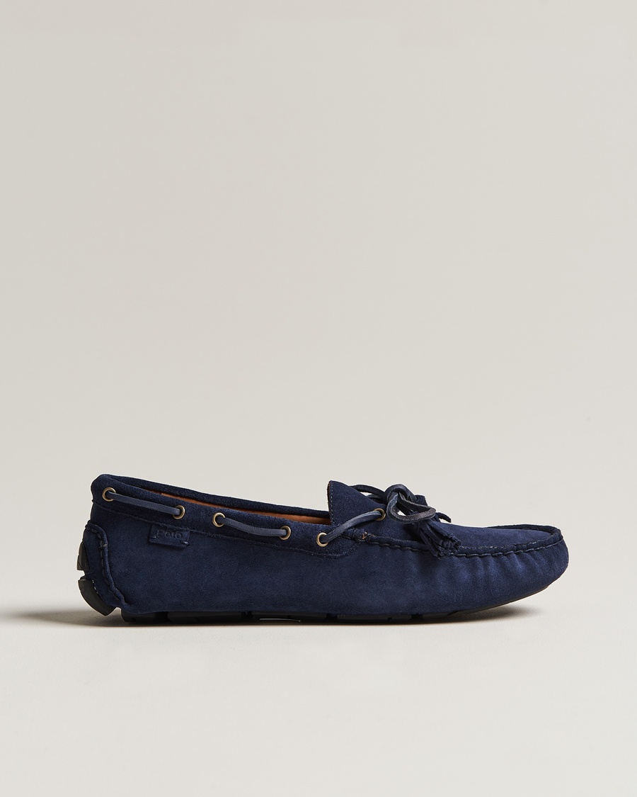 Polo Ralph Lauren Anders Suede Car Shoe Hunter Navy – Blu