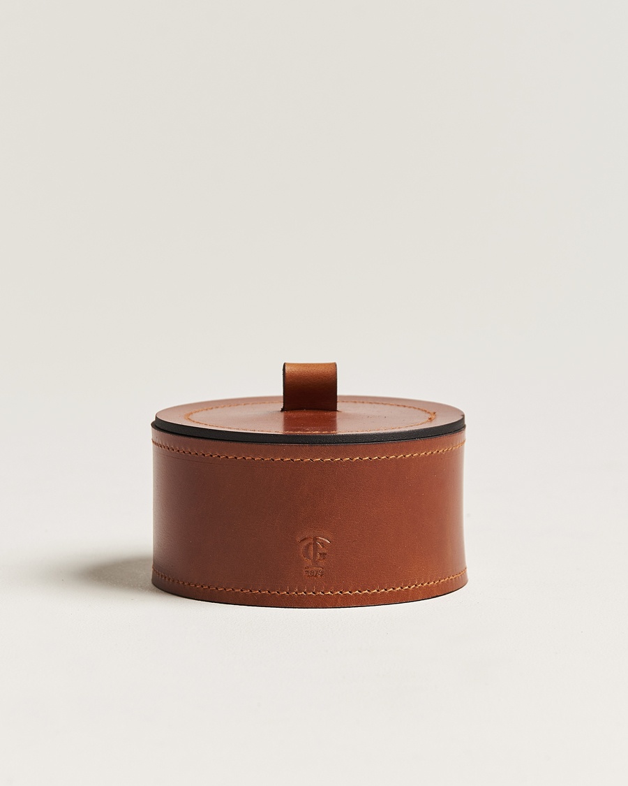 Tärnsjö Garveri Small Leather Box 002 Light Brown – Marrone