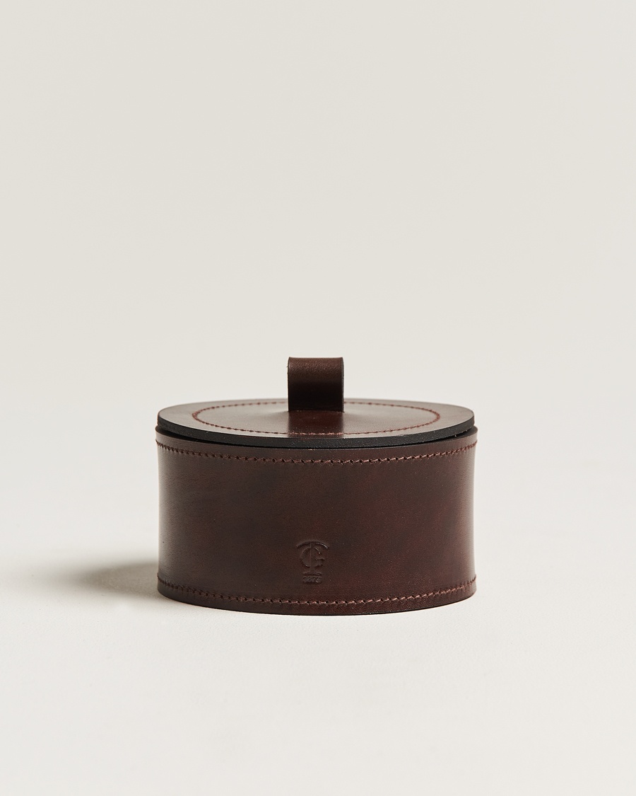 Tärnsjö Garveri Small Leather Box 002 Dark Brown – Marrone