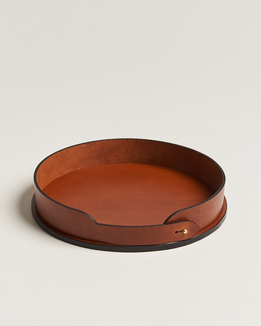 Tärnsjö Garveri Leather Tray 007 Light Brown – Marrone