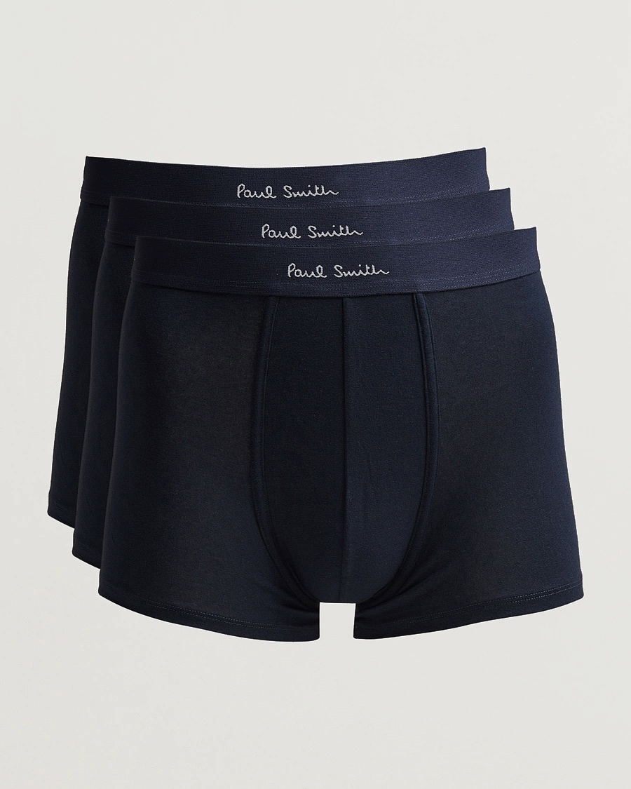 Paul Smith 3-Pack Trunk Navy – Blu