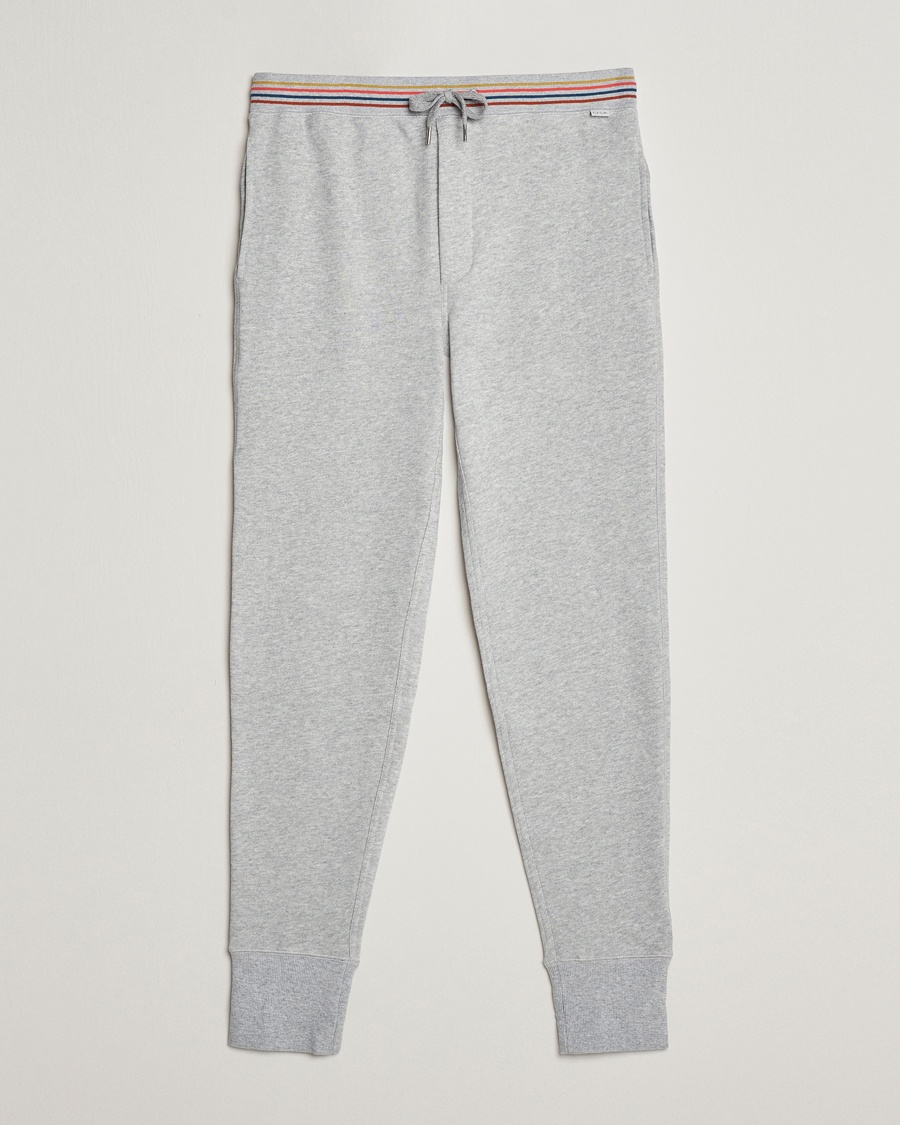 Paul Smith Artist Rib Sweatpants Grey Melange – Grigio