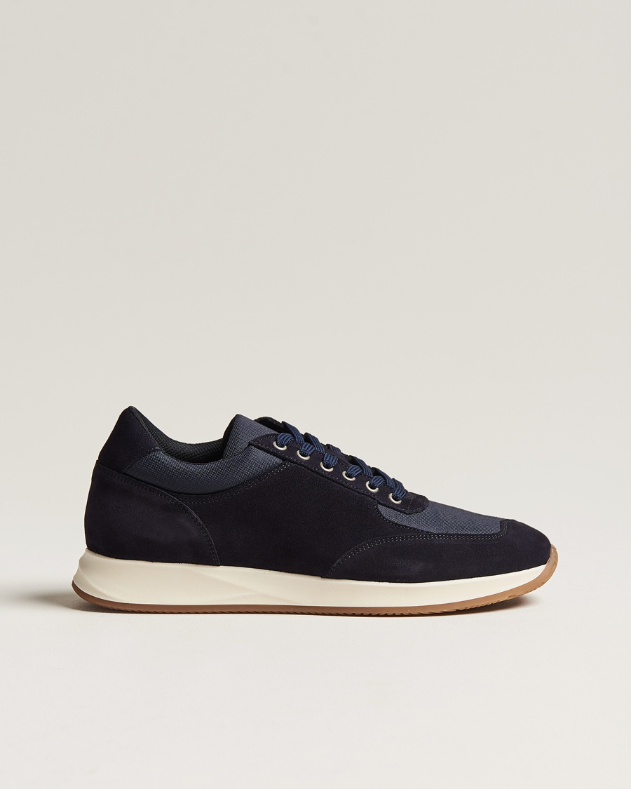 Myrqvist Stensund Running Sneaker Navy Suede – Blu