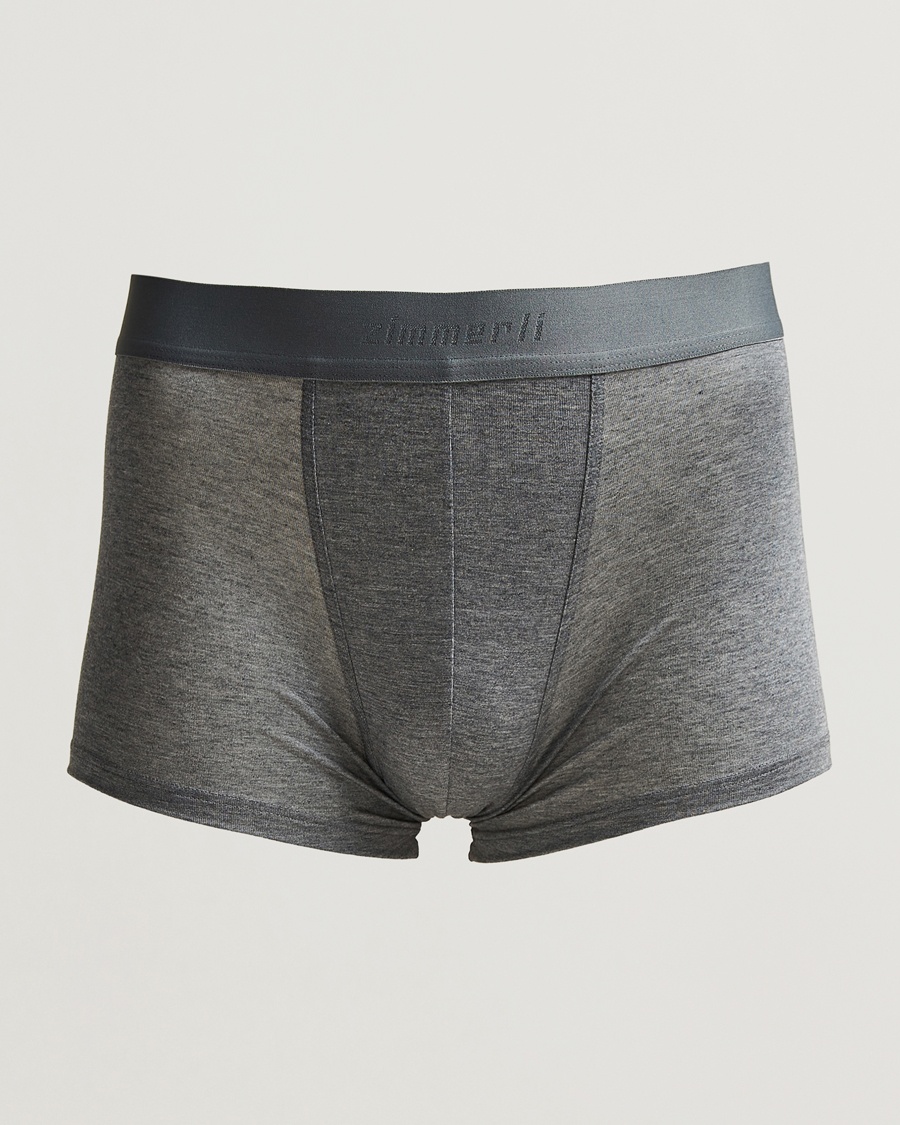 Zimmerli of Switzerland Micro Modal Boxer Briefs Grey Melange – Grigio