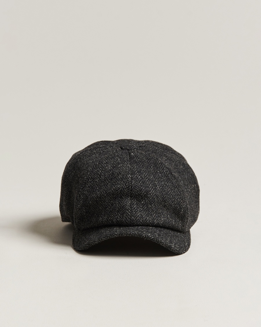 Wigéns Newsboy Classic Shetland Wool Dark Grey – Grigio