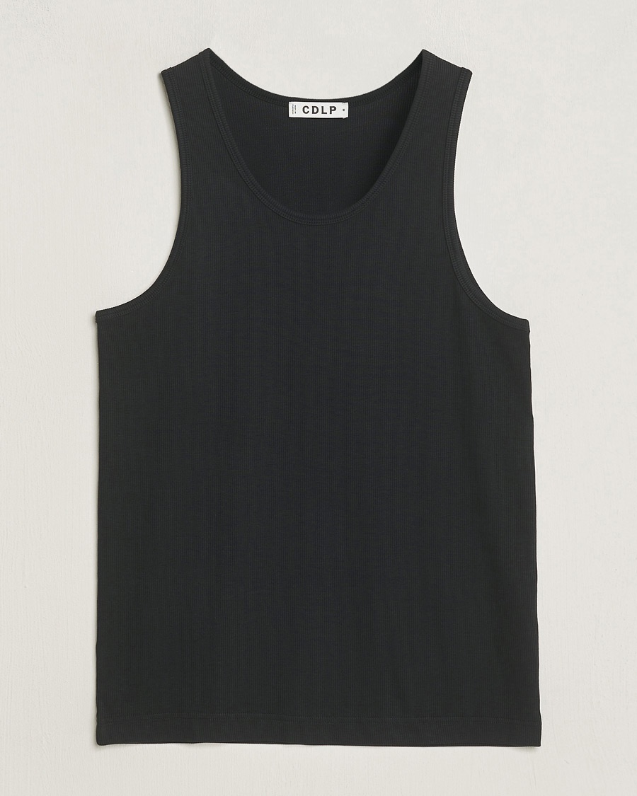 CDLP Rib Tank Top Off Black – Nero