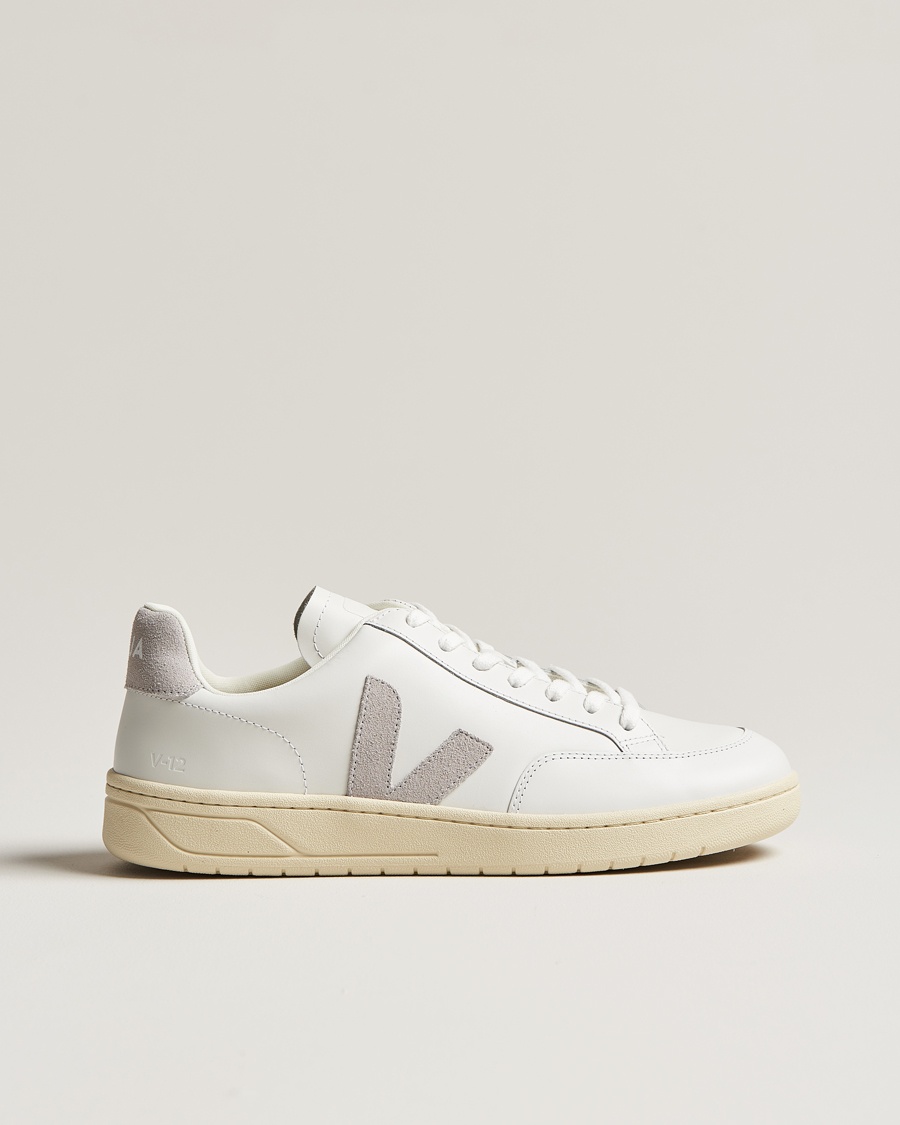 Veja V-12 Sneaker Extra White/Light Grey – Bianco