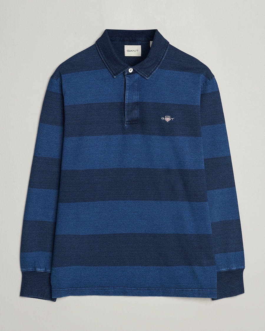 GANT Barstriped Rugger Navy/Indigo – Blu