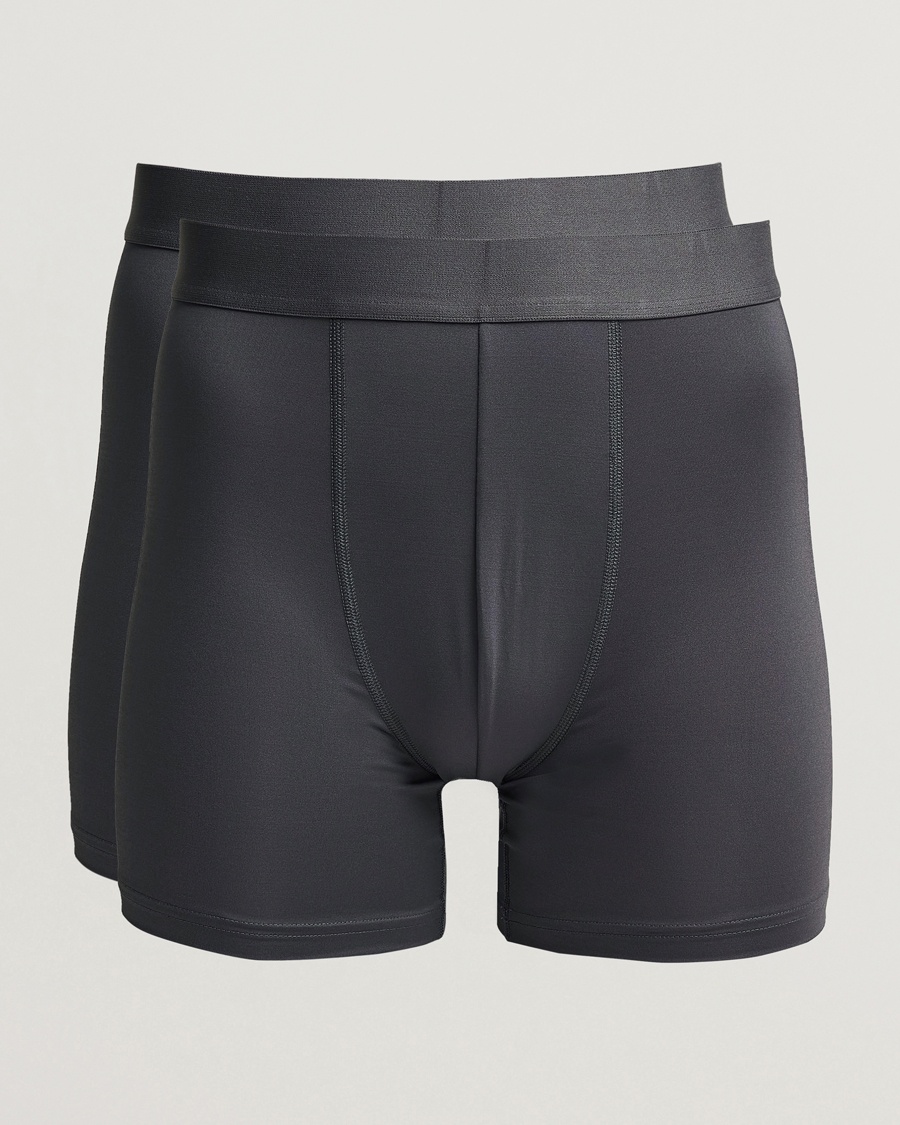 Bread & Boxers 2-Pack Active Boxer Brief Iron Grey – Grigio