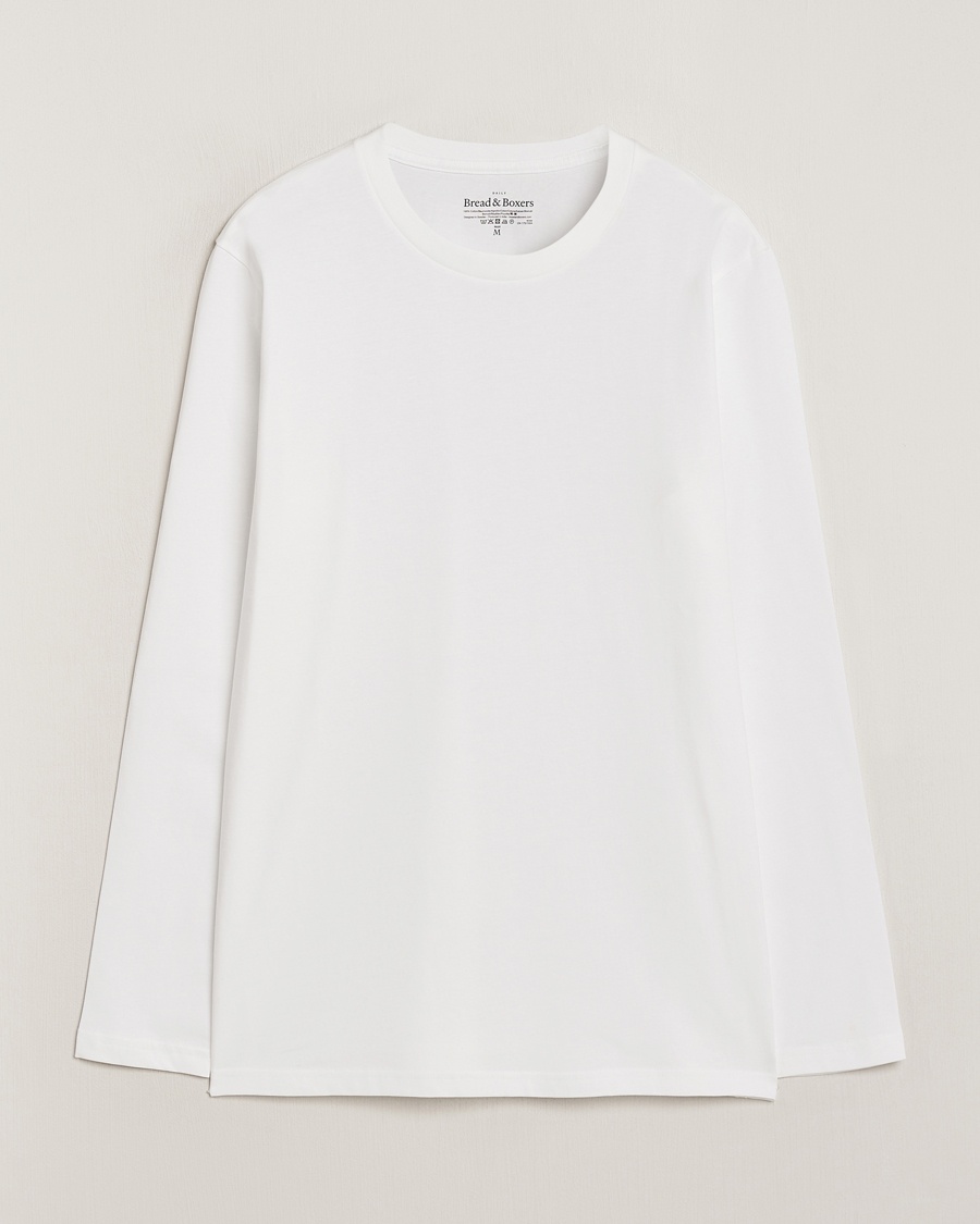 Bread & Boxers Long Sleeve T-Shirt White – Bianco