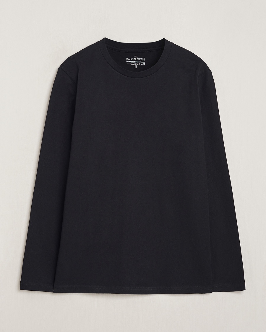 Bread & Boxers Long Sleeve T-Shirt Black – Nero