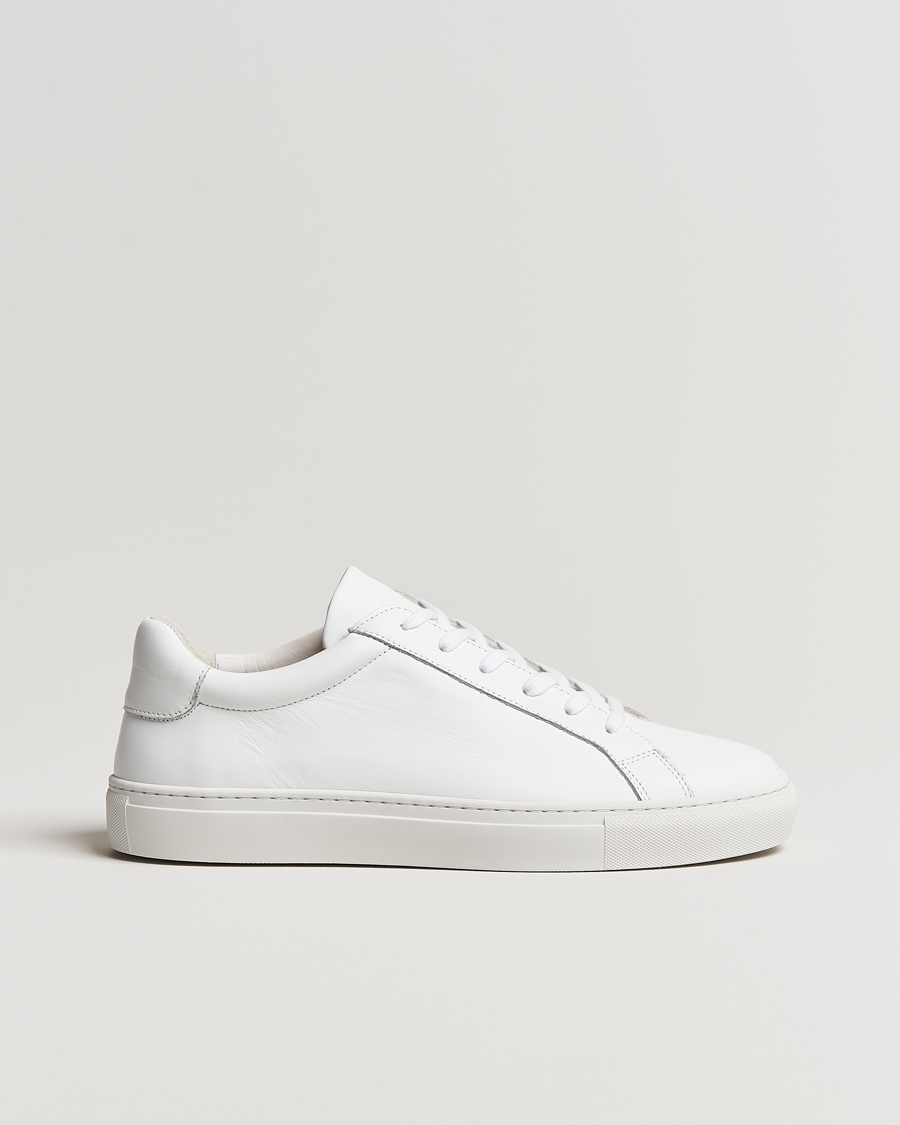 A Day's March Marching Leather Sneaker White – Bianco
